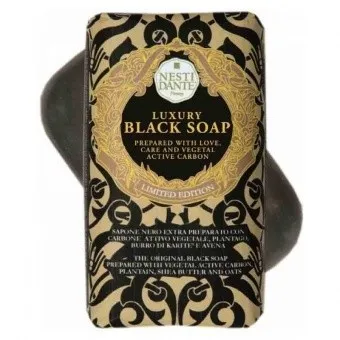 Мыло Nesti Dante Luxury Black Soap Роскошное Чёрное 250 g