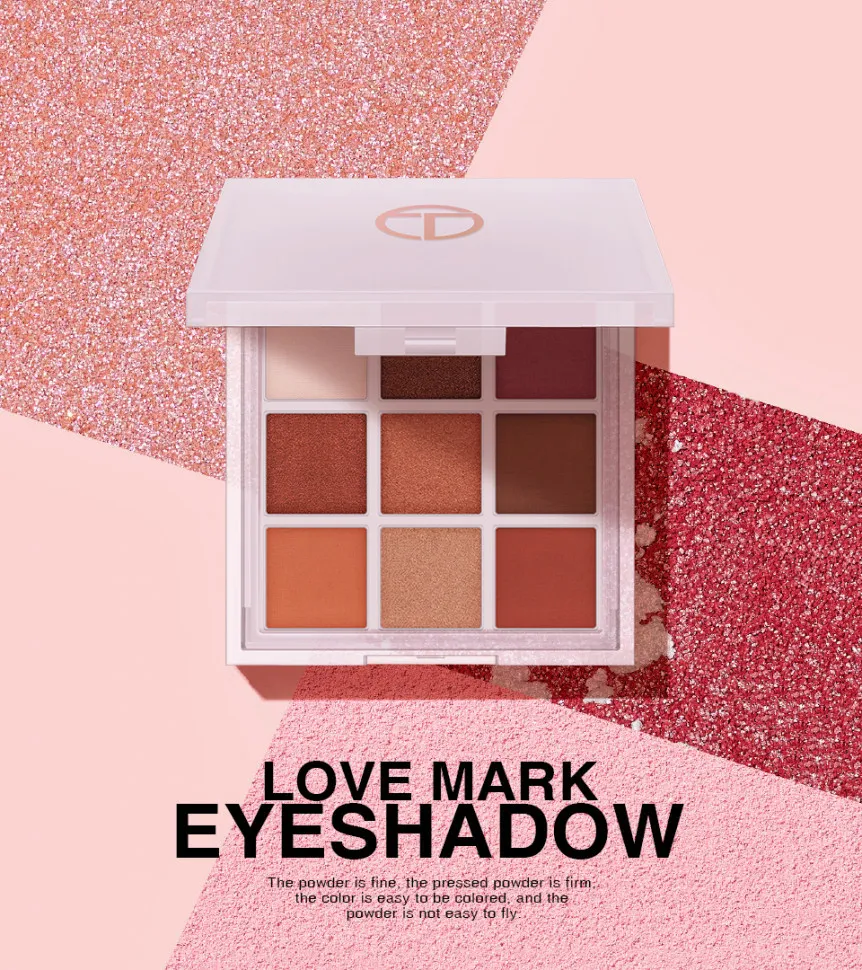 Тени для век 9 цветов O.TWO.O арт. YJ001 №02 10 g.