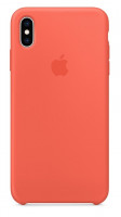 Силиконовый чехол для iPhone XS - Спелый нектарин (Nectarine)