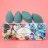 Набор спонжей O.TWO.O Flawless Memory Beauty Blendes Set 4 шт. (Бирюза)