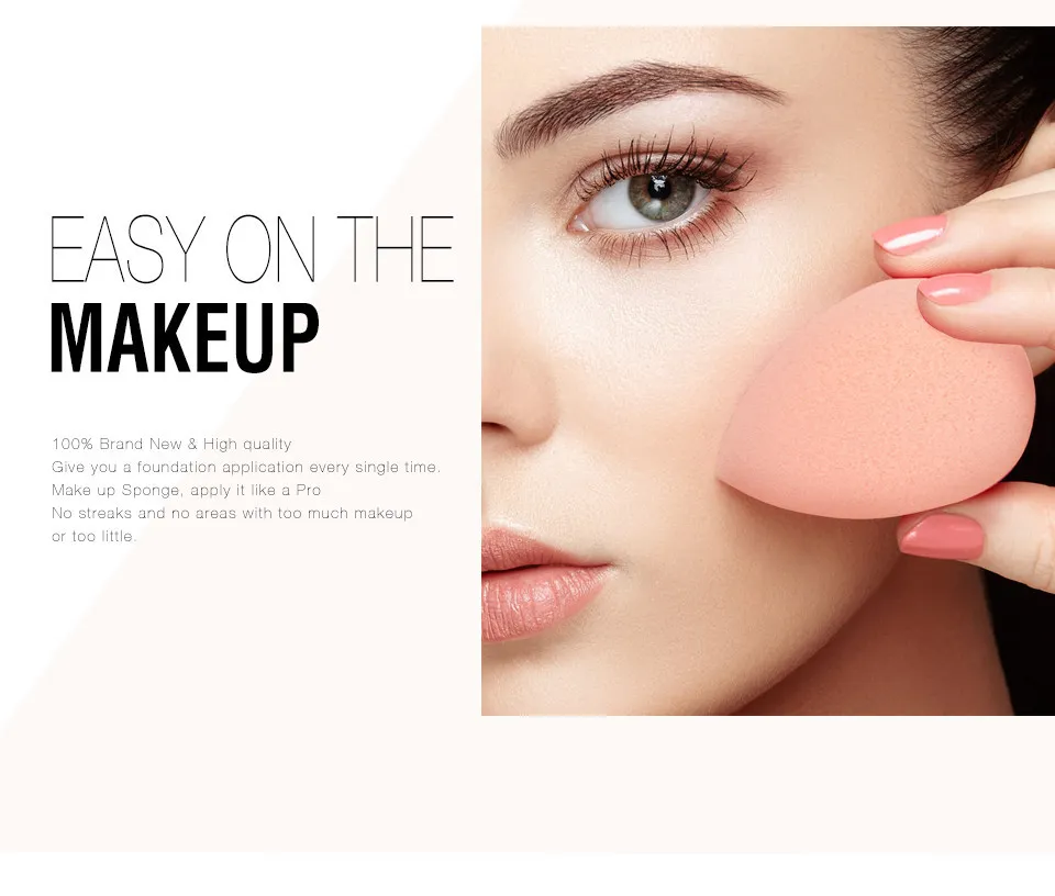 Набор спонжей O.TWO.O Flawless Memory Beauty Blendes Set 4 шт. (Бирюза)