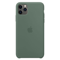 Силиконовый чехол для iPhone 11 Pro Max зеленый