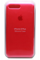 Силиконовый чехол для iPhone 7/8 Plus красный