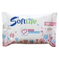 SoftLife влажные салфетки для интимной гигиены, 20шт.