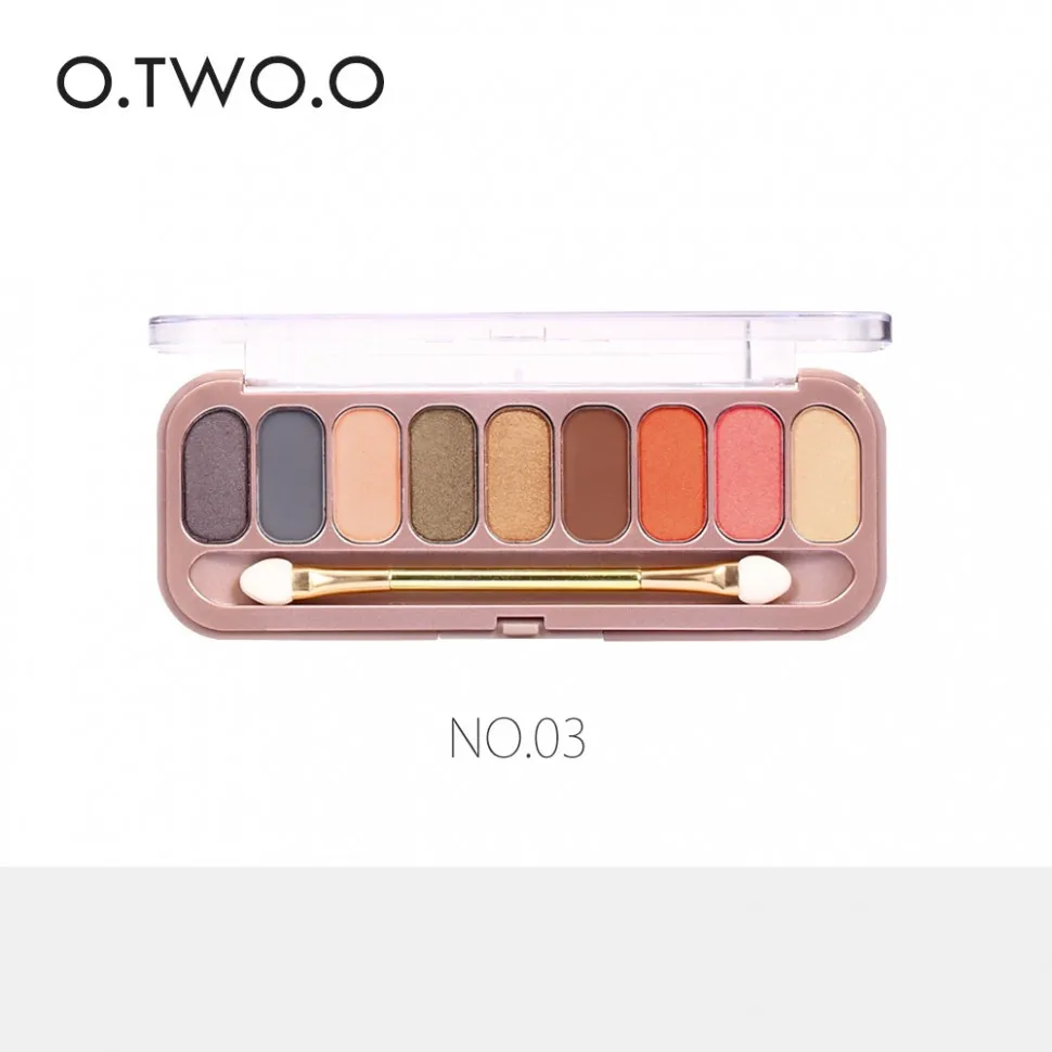 Тени O.TWO.O Rose Gold 9 цветов  18g (9092)