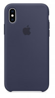 Силиконовый чехол для iPhone XS -Тёмно-синий (Midnight Blue)