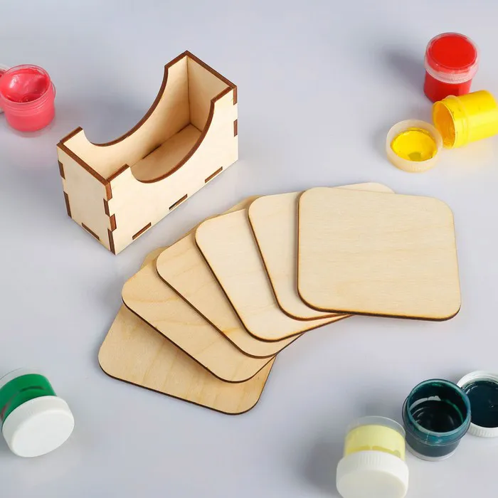 Набор Лоток с подставками под кружки