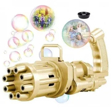 Пузырь Пушка электрический бластер с мыльными пузырями