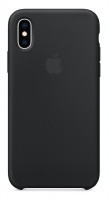 Силиконовый чехол для iPhone XS -Чёрный (Black)