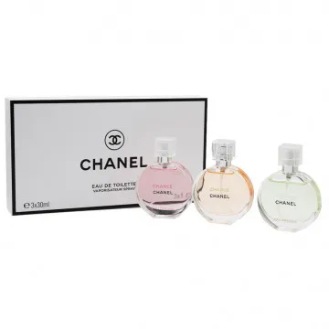 Парфюмерный женский набор Chanel Chance 3x30 ml