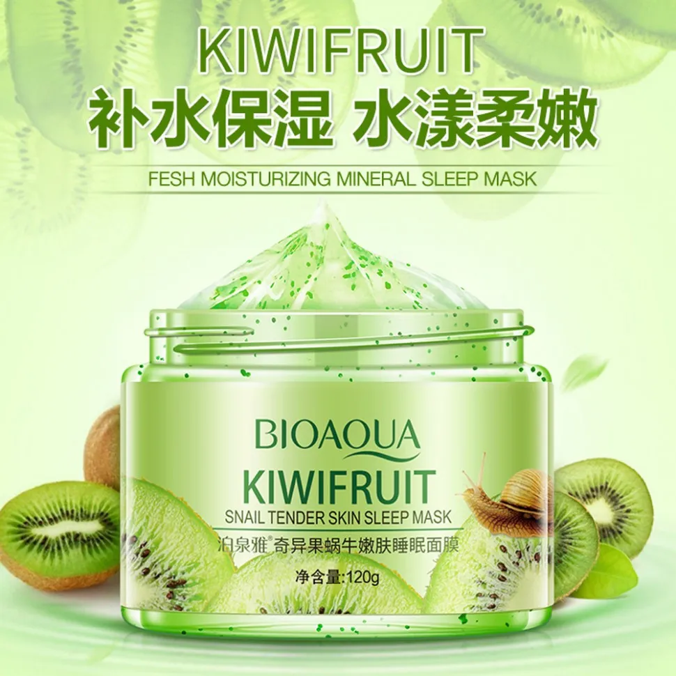 Ночная маска для лица Bioaqua Kiwifruit Sleep Mask 120g (киви) 6032