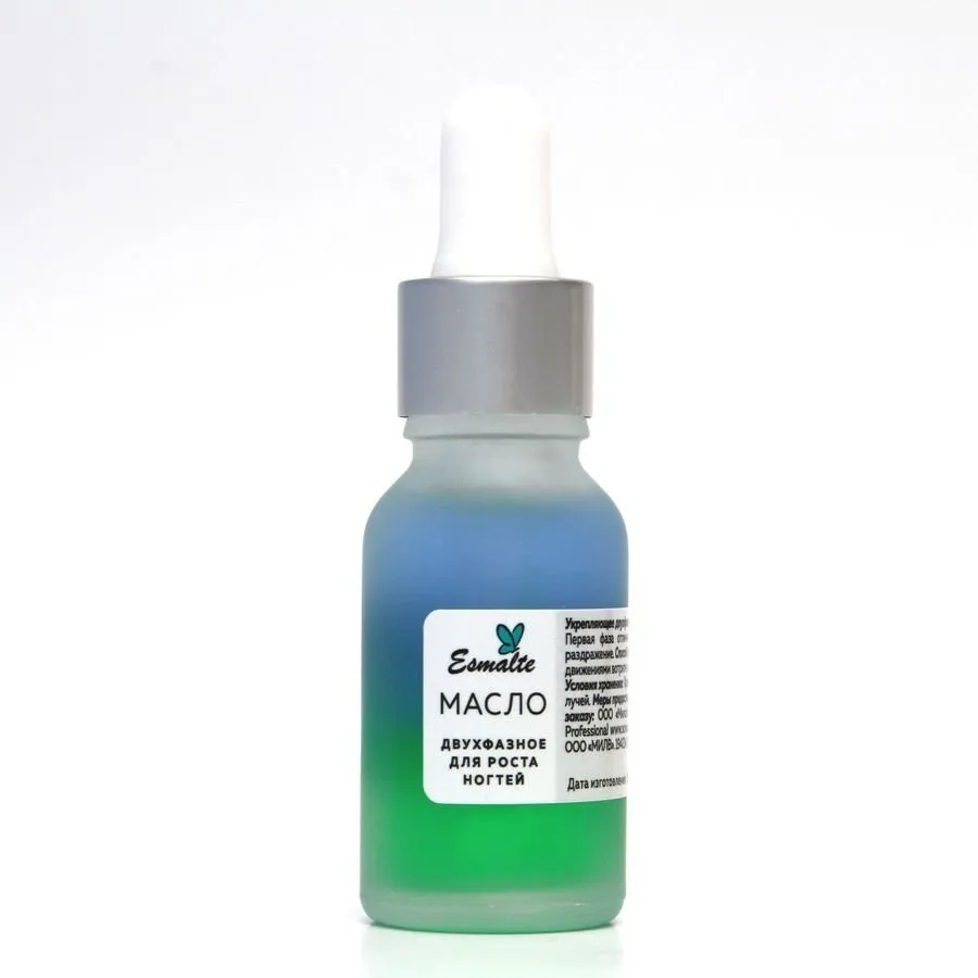 Двухфазное укрепляющее масло для ногтей Esmalte 15 ml. Яблоко