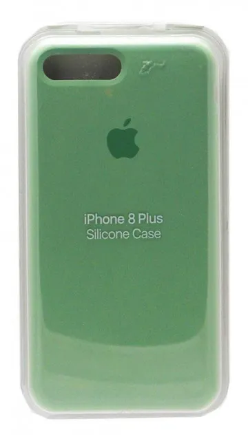 Силиконовый чехол для Айфон 7/8 Plus зеленый