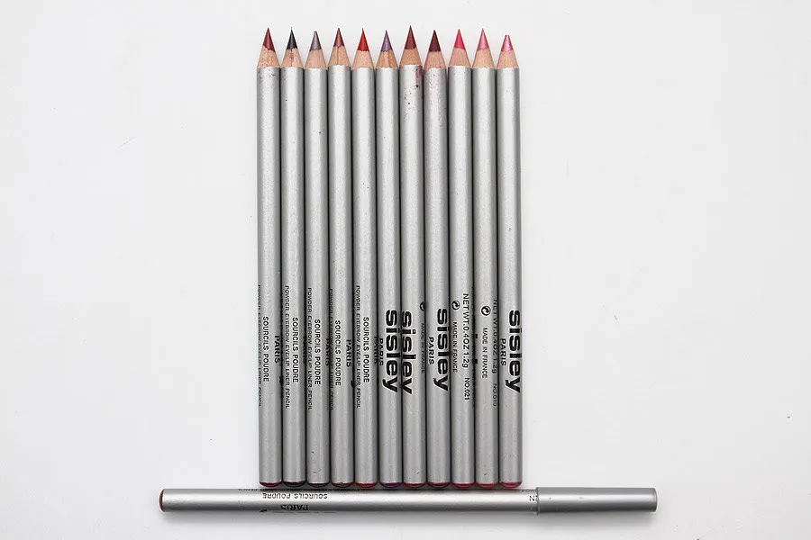 Карандаши для глаз Sisley цветные (упаковка-12шт.)