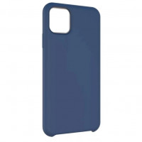 Силиконовый чехол для iPhone 12-mini синий