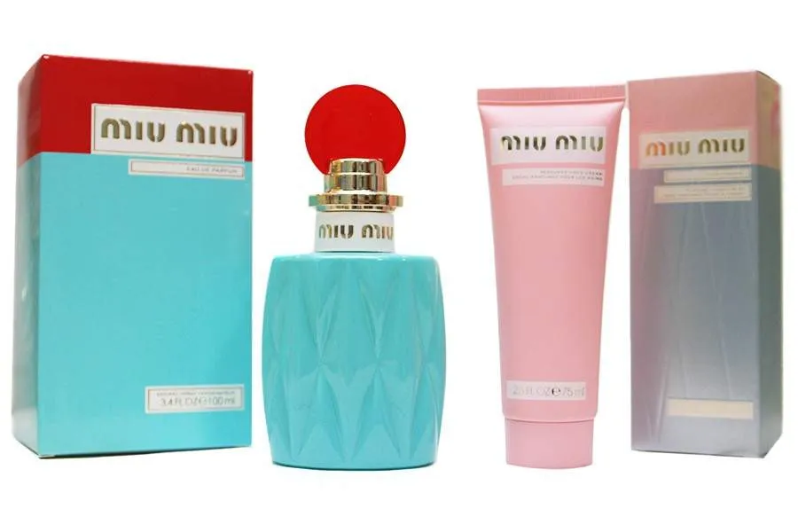Подарочный набор Miu Miu eau de parfum - Духи 100 ml + Крем для рук 75 ml