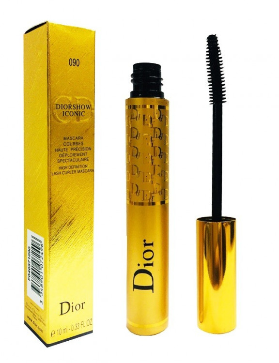 Тушь для ресниц Dior Diorshow Iconic 090 noir black (золото) 10ml