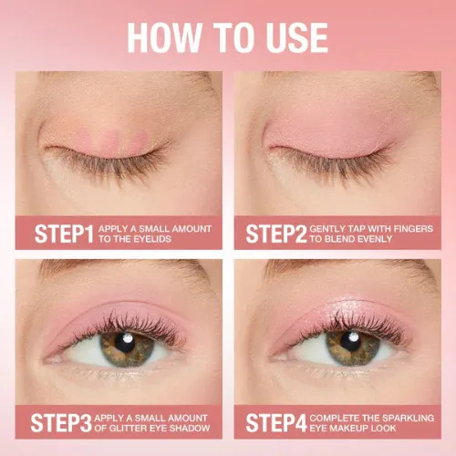 Жидкие тени для век O.TWO.O Powder Mist Liquid Eyeshadow Velvety Shine SC063 #E03 Ярко-розовый