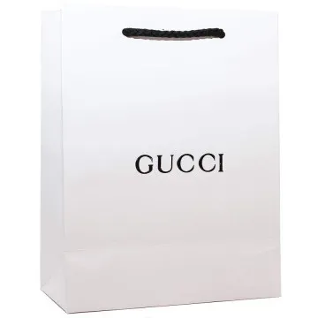 Подарочный пакет Gucci 23x17 см (белый)