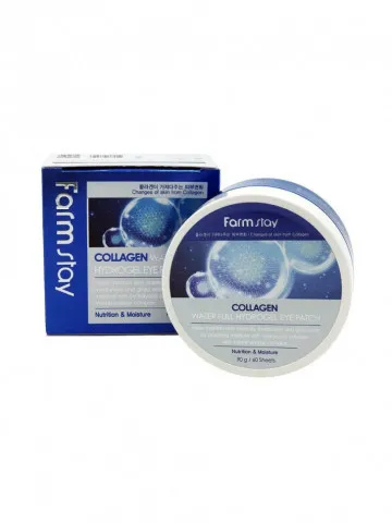 FarmStay COLLAGEN WATER FULL Гидрогелевые патчи с коллагеном   60шт