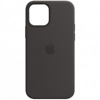 Силиконовый чехол для iPhone 12 Pro темно-серый