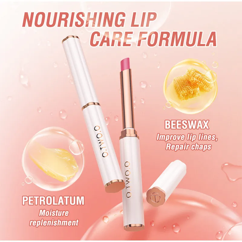 O.TWO.O Увлажняющий бальзам для губ с добавлением пчелиного воска 0.9 g. #3 Темно-розовый Арт: SC052