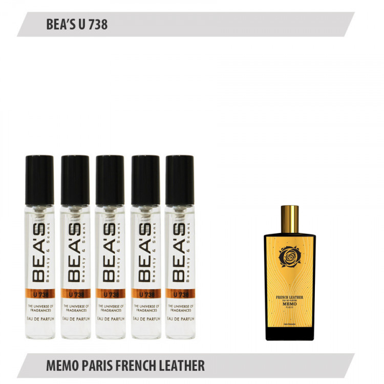 Парфюмерный набор Beas Memo Paris French Leather Unisex 5*5 ml U 738