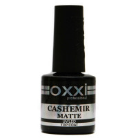 OXXI top coat CASHEMIR MATTE (матовое верхнее покрытие) для гель-лаков 8 ml