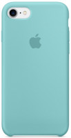 Силиконовый чехол для iPhone 7/8 -Синее море (Sea Blue)