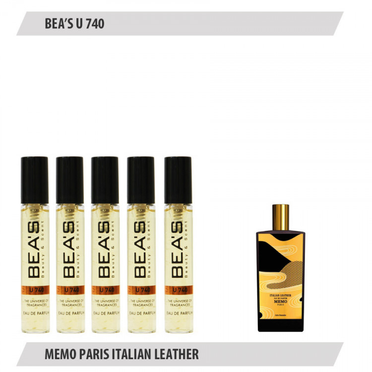 Парфюмерный набор Beas Memo Paris Italian Leather Unisex 5*5мл  U 740