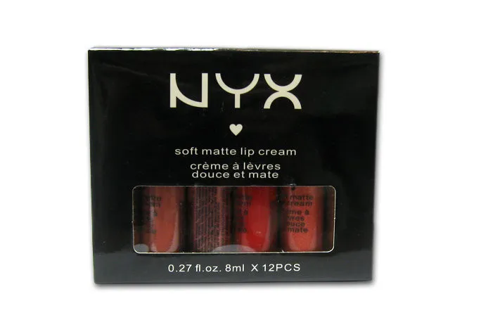 Жидкая помада NYX soft matte lip cream(12шт)