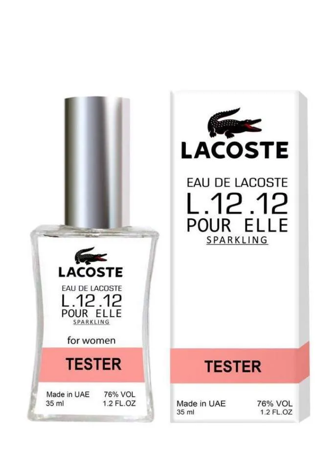 Тестер Lacoste. Eau De L.12.12 Pour Elle Sparkling 35мл ОАЭ (NEW)