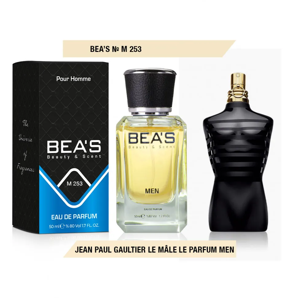 Парфюм Beas 50 ml M 253 Jean Paul Gaultier Le Mâle Le Parfum pour homme