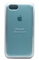 Силиконовый чехол для iPhone 7/8 темно-голубой