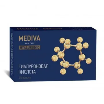 Mediva гиалуроновая кислота, 30 капсул