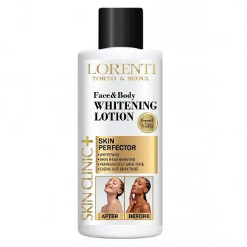 LORENTI Отбеливающее МОЛОЧКО для лица и тела, 500мл