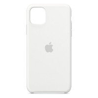 Силиконовый чехол для iPhone 12-mini  белый