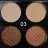 Тени для век O.TWO.O 4 Colours Eyeshadow (6053) 5g