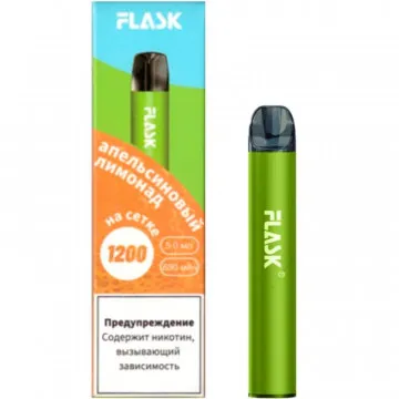 Эл. сиг.  Flask - Апельсиновый Лимонад 2%, 1200 Тяг