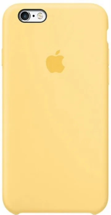 Силиконовый чехол для Айфон 6/6s -Желтый (Yellow)