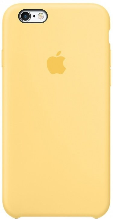 Силиконовый чехол для Айфон 6/6s -Желтый (Yellow)