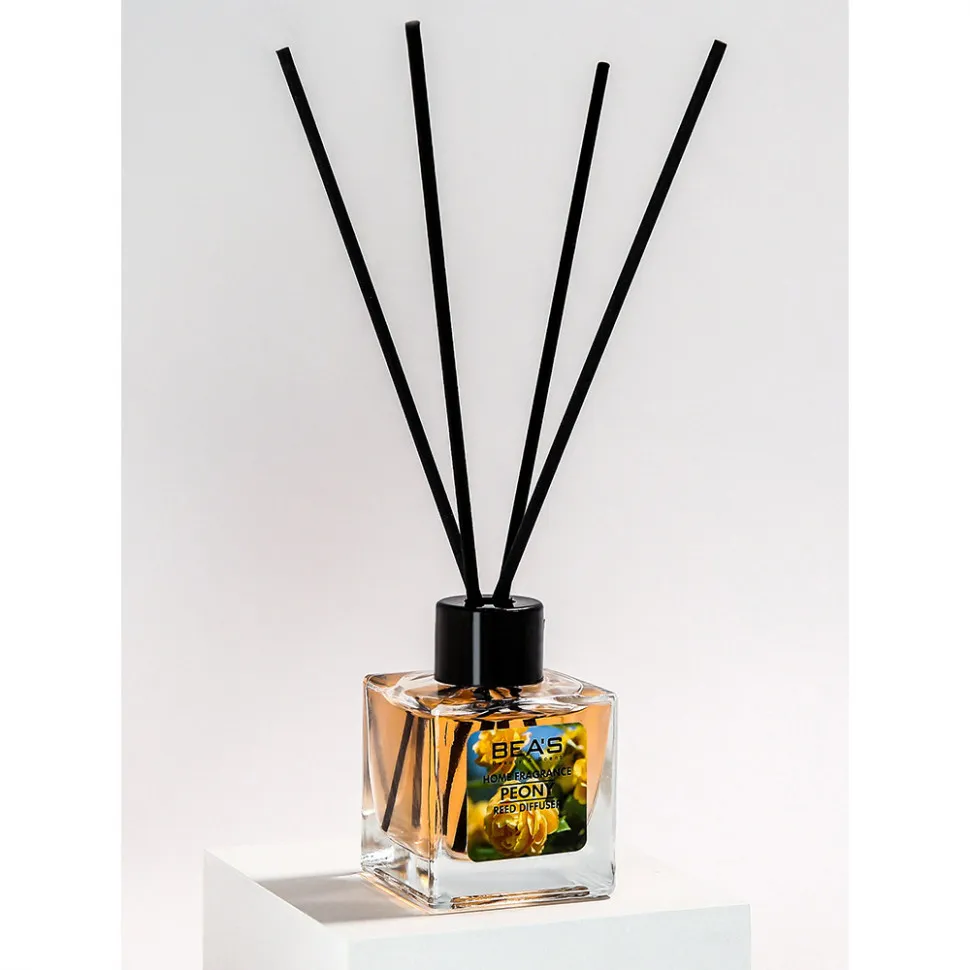 Ароматический диффузор с палочками Beas Peony - Пион - 50 ml