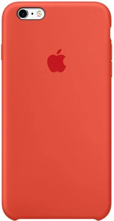 Силиконовый чехол для Айфон 6/6s -Оранжевый (Orange)