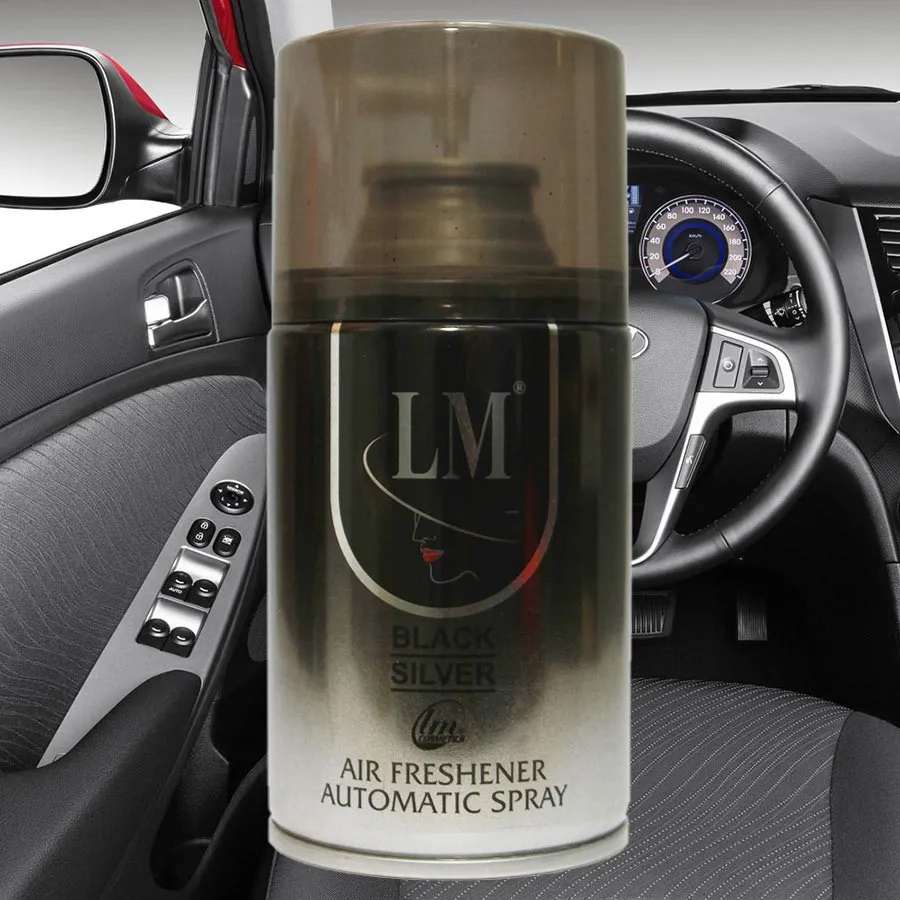 Сменные баллоны для освежителя воздуха - Black Silver 250 ml