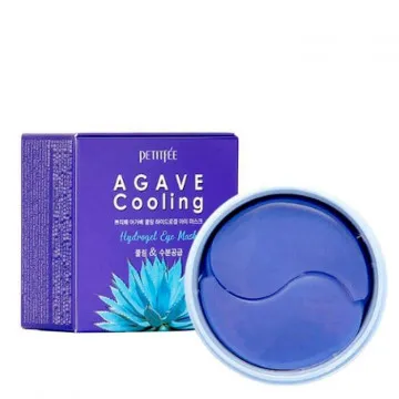 Охлаждающие гидрогелевые патчи с экстрактом агавы Petitfee Agave Cooling Hydrogel Eye Patch (60шт) - уценка (рваная коробка)