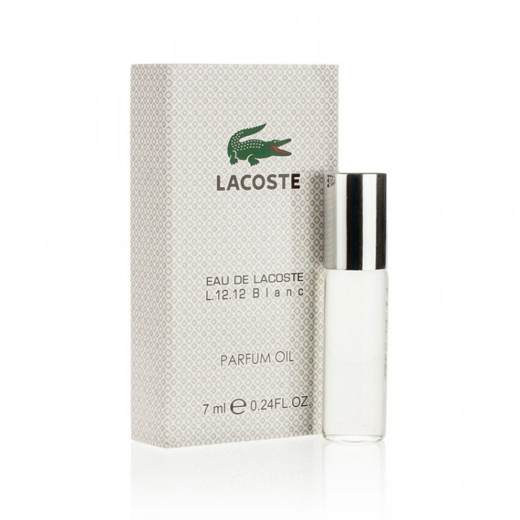 Масляные духи с феромонами Lacoste "Eau De Lacoste L.12.12 Blanc" 7ml