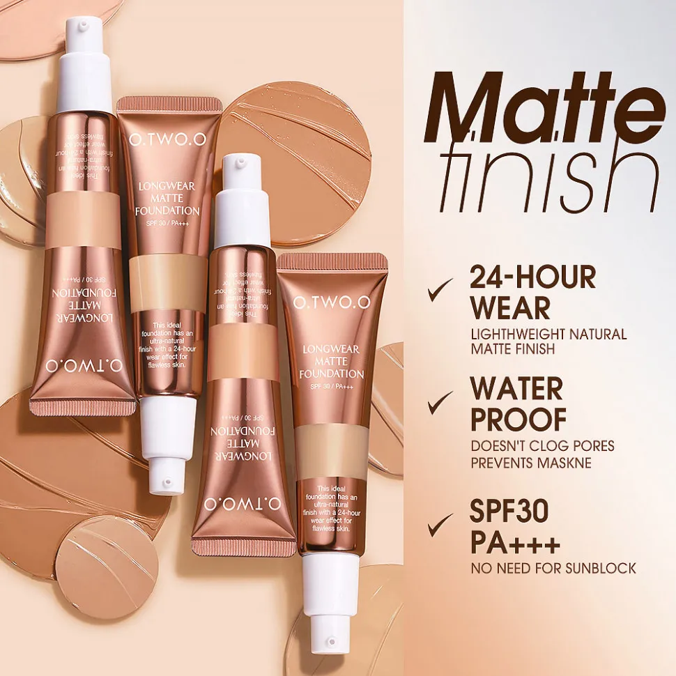Консилер O.TWO.O Long Wear Matte Finish Liquid Foundation SC059 - #230