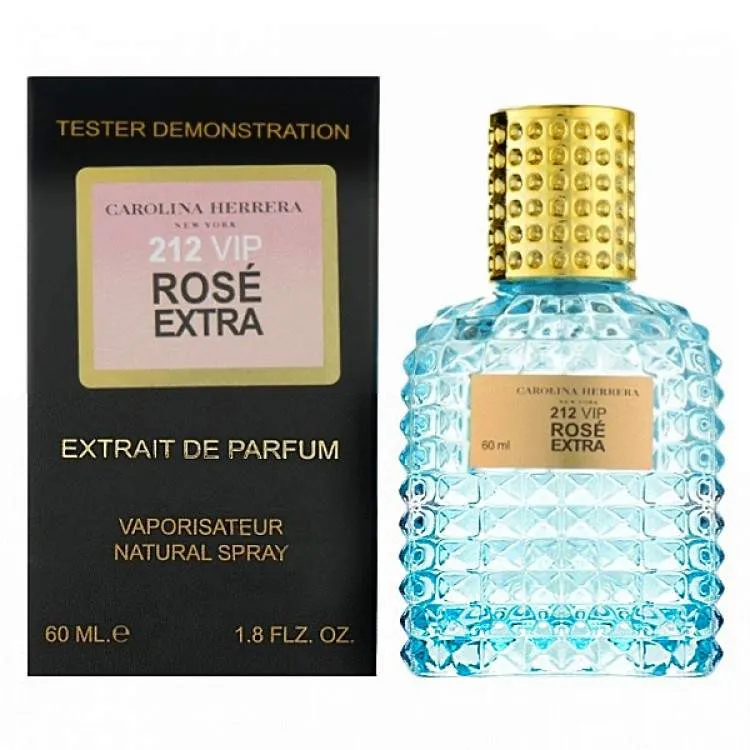Tестер Carolina Herrera 212 Vip Rosé Extra for women 60 ml ОАЭ