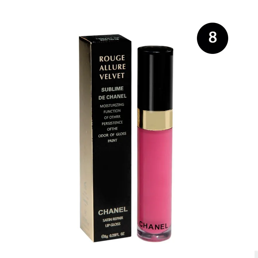 Блеск для губ Chanel Rouge Allure Velvet Sublime 8g №8  (1шт)