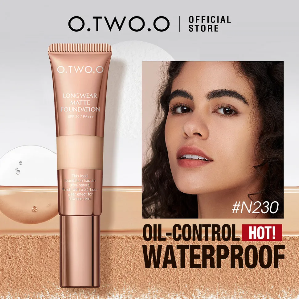 Консилер O.TWO.O Long Wear Matte Finish Liquid Foundation SC059 - #110